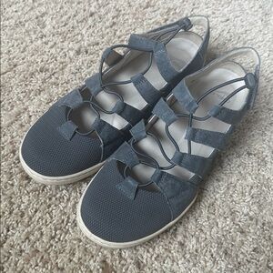 Dansko Riona Suede Slip On Sandals Sandals